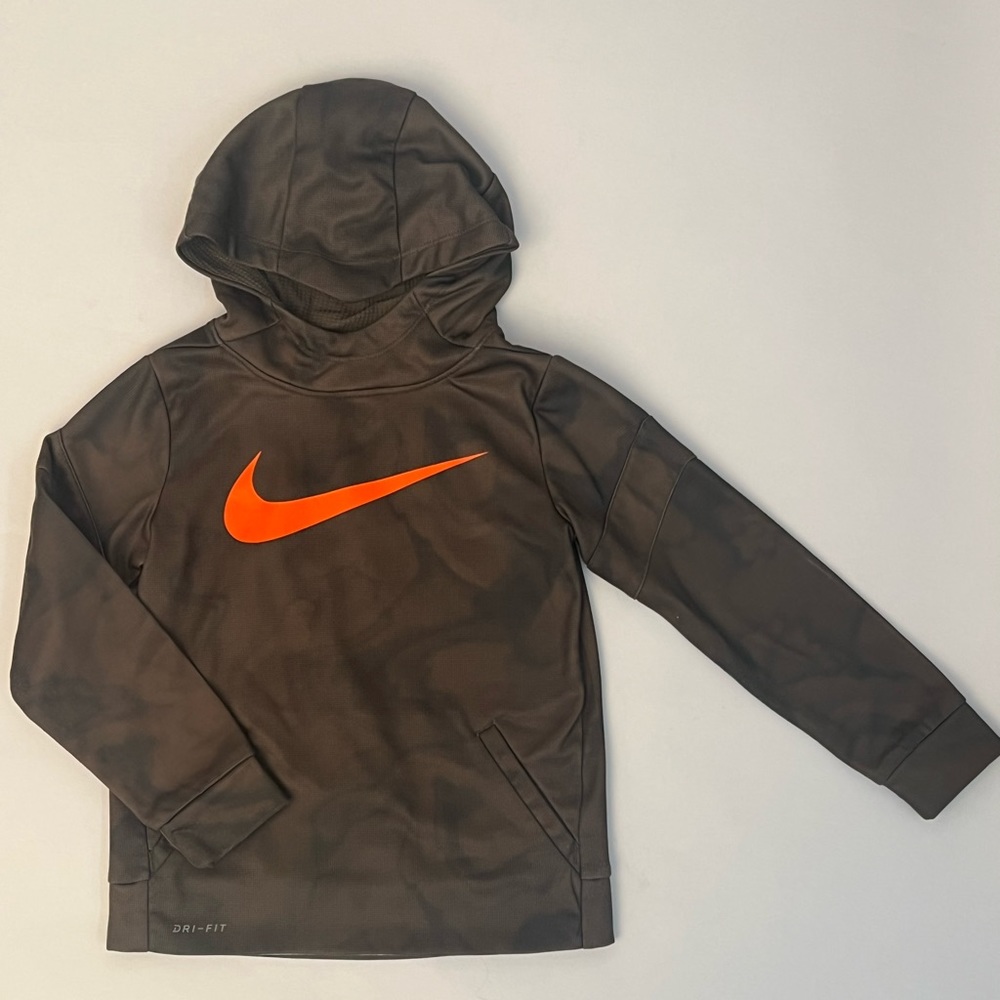 Nike Kids Dri-Fit Hoodie Sweatshirt - size 6(M)